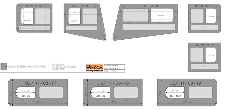 Masai - designs for bonded tinted windows for horsebox