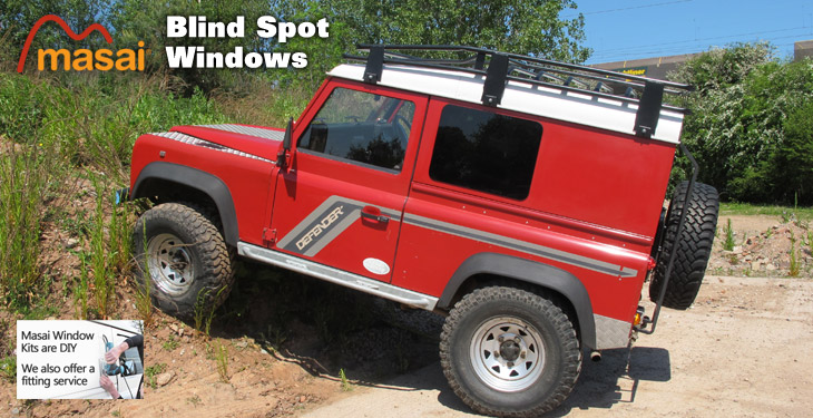 masai Defender blind spot windows