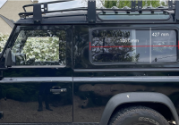 Fitting traditional side windows to a Land Rover Defender